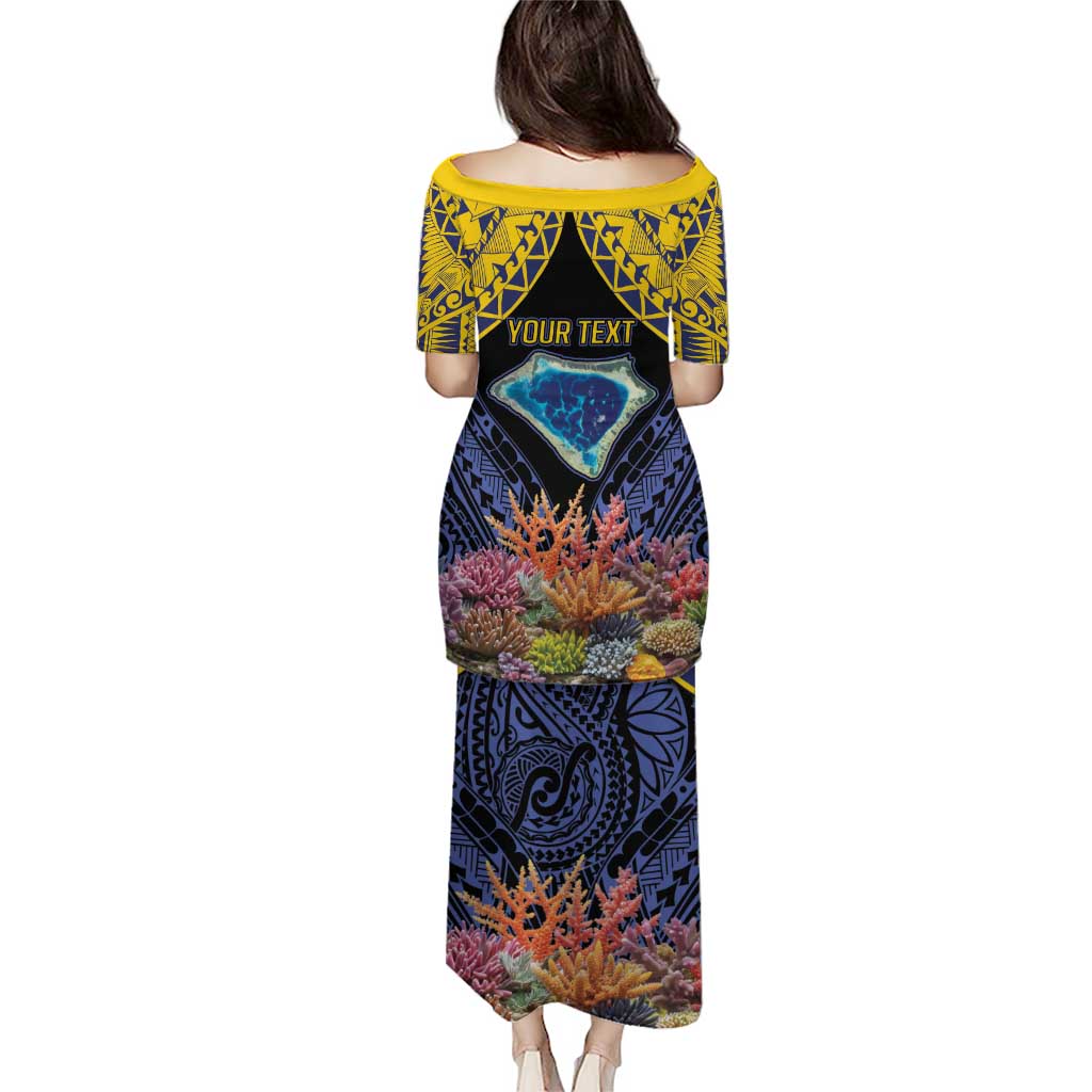 Tokelau Atafu Atoll Personalised Puletasi Pacific Coral Reef Vibe