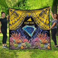 Tokelau Atafu Atoll Personalised Quilt Pacific Coral Reef Vibe