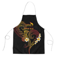 Personalised Papua New Guinea Sepik Apron Plumeria Floral Tribal Pattern - Polynesian Pride