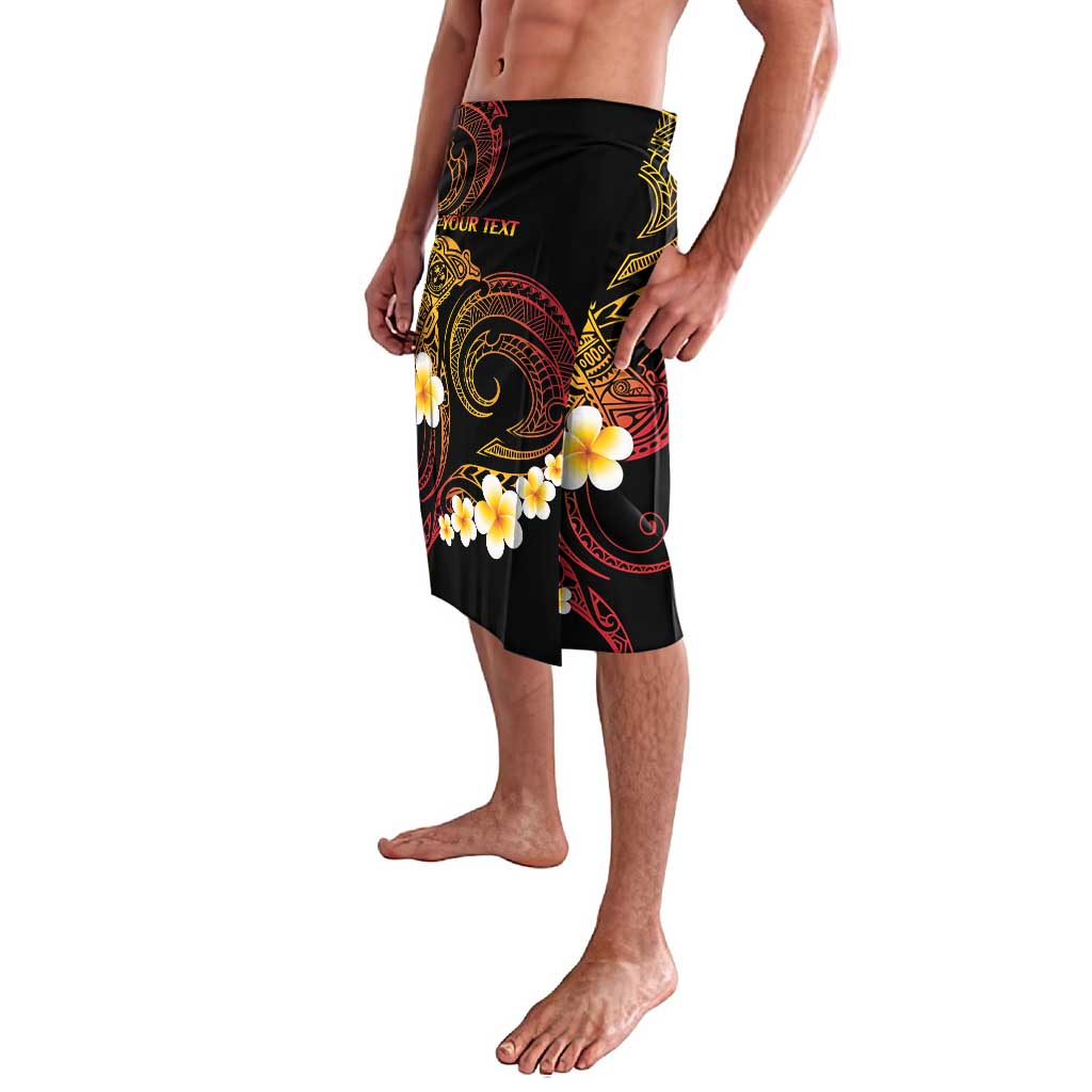 Personalised Papua New Guinea Sepik Lavalava Plumeria Floral Tribal Pattern - Polynesian Pride