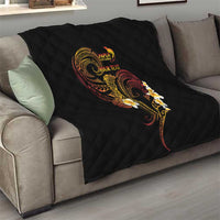 Personalised Papua New Guinea Sepik Quilt Plumeria Floral Tribal Pattern - Polynesian Pride