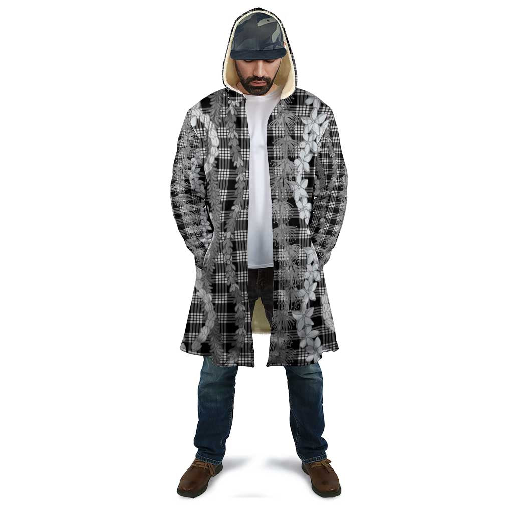 Hawaiian Ohia Lehua Lei Cloak Plaid Palaka Eleele Pattern - Polynesian Pride