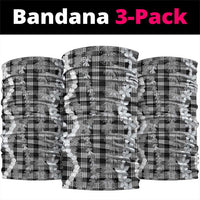 Hawaiian Ohia Lehua Lei Neck Gaiter Plaid Palaka Eleele Pattern - Polynesian Pride