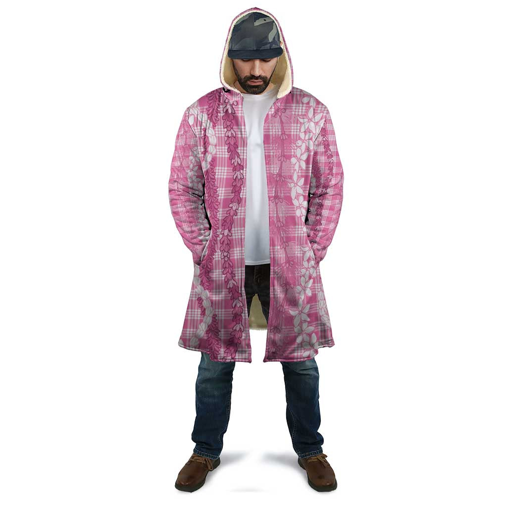 Hawaiian Ohia Lehua Lei Cloak Plaid Palaka Akala Pattern - Polynesian Pride