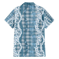 Hawaiian Ohia Lehua Lei Hawaiian Shirt Plaid Palaka Uliuli Omaomao Pattern - Polynesian Pride