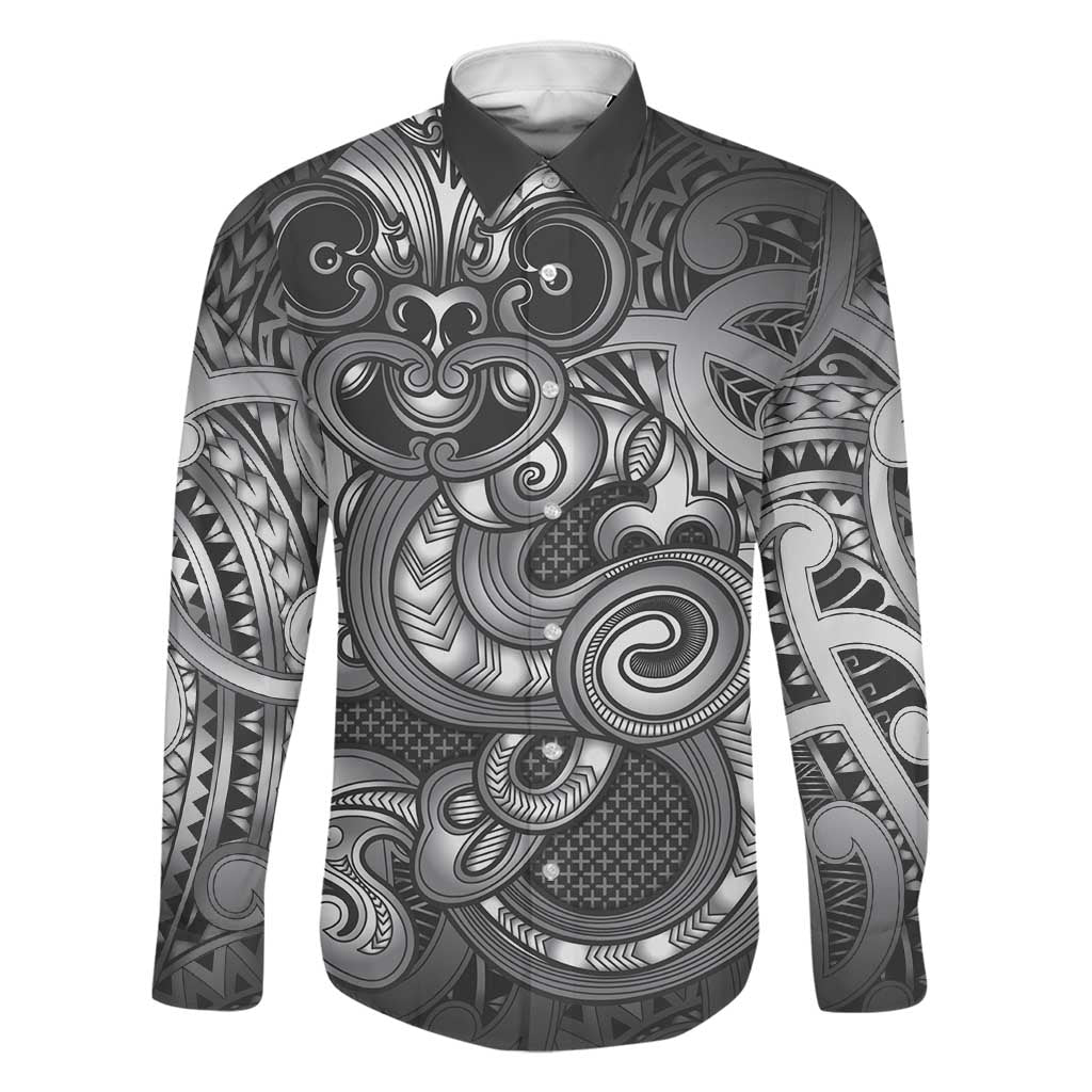 Aotearoa Maori Hei Tiki Family Matching Off Shoulder Short Dress and Hawaiian Shirt Kiwikiwi Kowhaiwhai Puhoro Motif