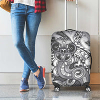 Aotearoa Maori Hei Tiki Luggage Cover Kiwikiwi Kowhaiwhai Puhoro Motif LT9 - Polynesian Pride