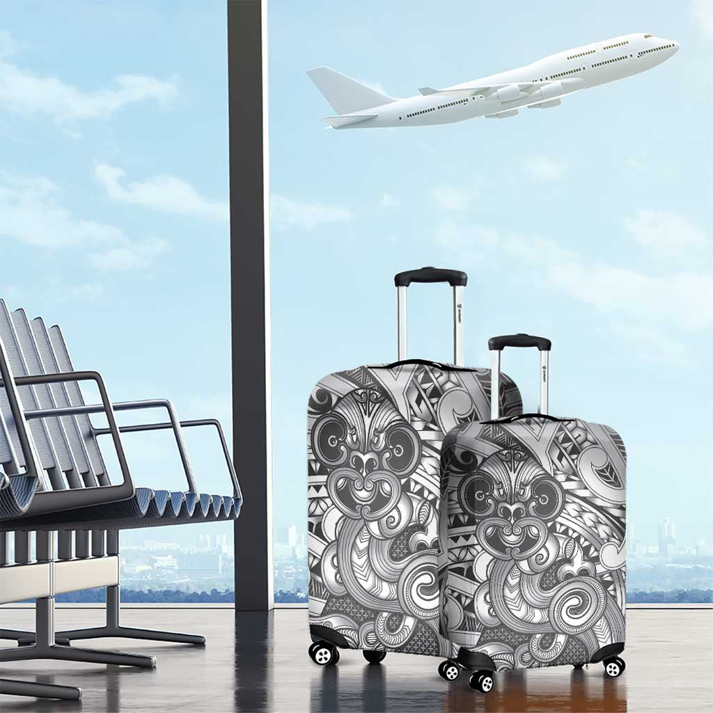 Aotearoa Maori Hei Tiki Luggage Cover Kiwikiwi Kowhaiwhai Puhoro Motif LT9 - Polynesian Pride