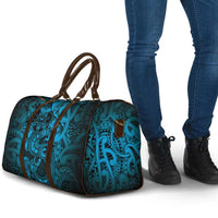 Aotearoa Maori Hei Tiki Travel Bag Kikorangi Kowhaiwhai Puhoro Motif LT9 - Polynesian Pride