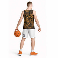 Aotearoa Maori Hei Tiki Basketball Jersey Koura Kowhaiwhai Puhoro Motif LT9 - Polynesian Pride