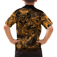 Aotearoa Maori Hei Tiki Family Matching Mermaid Dress and Hawaiian Shirt Koura Kowhaiwhai Puhoro Motif LT9 - Polynesian Pride