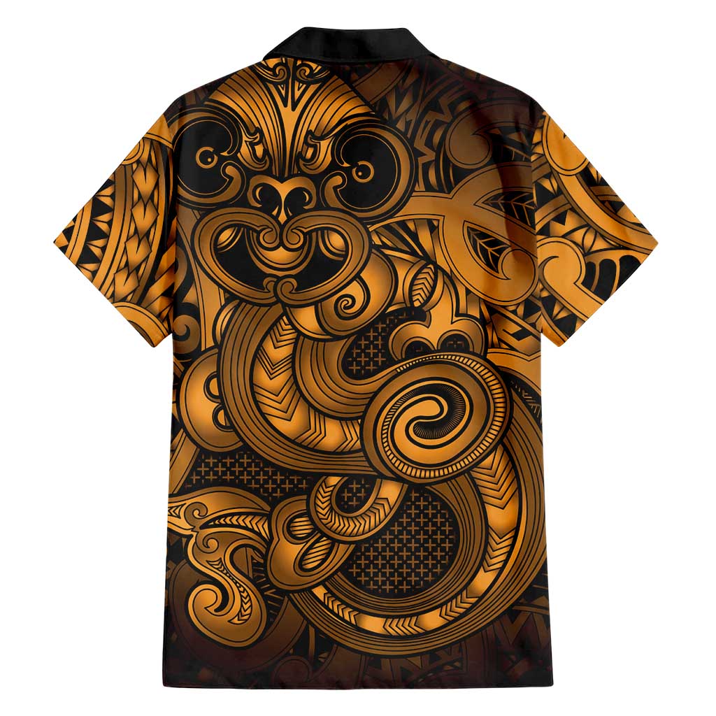 Aotearoa Maori Hei Tiki Hawaiian Shirt Koura Kowhaiwhai Puhoro Motif LT9 - Polynesian Pride