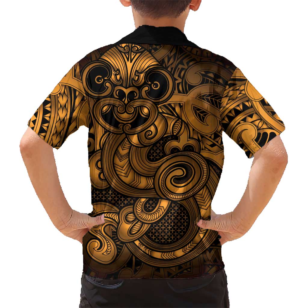 Aotearoa Maori Hei Tiki Hawaiian Shirt Koura Kowhaiwhai Puhoro Motif LT9 - Polynesian Pride
