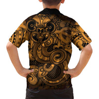 Aotearoa Maori Hei Tiki Hawaiian Shirt Koura Kowhaiwhai Puhoro Motif LT9 - Polynesian Pride
