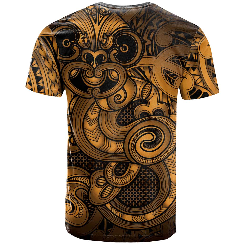 Aotearoa Maori Hei Tiki T Shirt Koura Kowhaiwhai Puhoro Motif