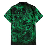 Aotearoa Maori Hei Tiki Hawaiian Shirt Kakariki Kowhaiwhai Puhoro Motif LT9 - Polynesian Pride