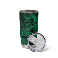 Aotearoa Maori Hei Tiki Tumbler Cup Kakariki Kowhaiwhai Puhoro Motif LT9 - Polynesian Pride