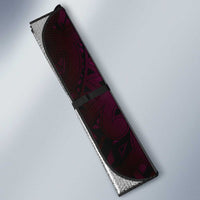 Aotearoa Maori Hei Tiki Auto Sun Shade Mawhero Kowhaiwhai Puhoro Motif