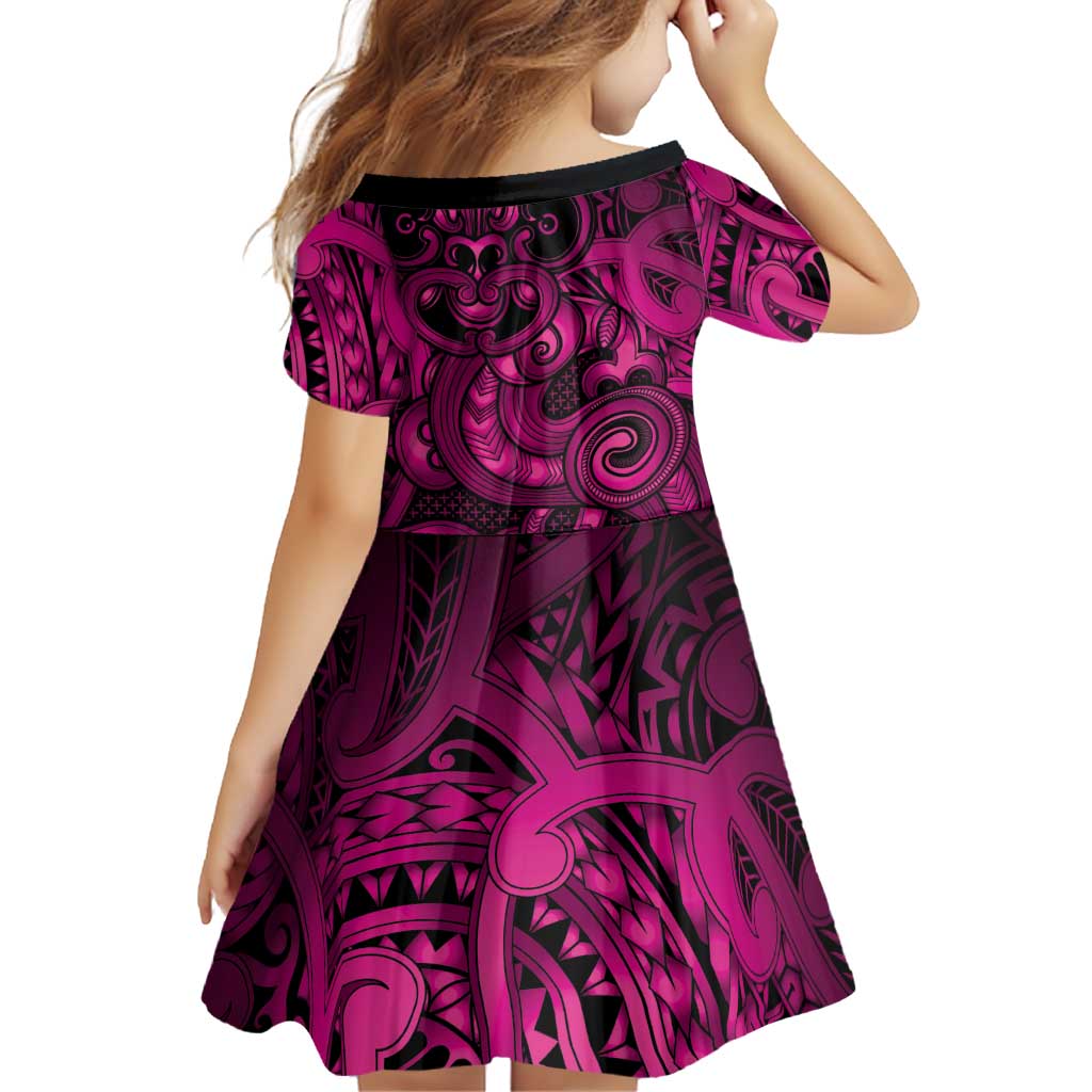 Aotearoa Maori Hei Tiki Family Matching Long Sleeve Bodycon Dress and Hawaiian Shirt Mawhero Kowhaiwhai Puhoro Motif LT9 - Polynesian Pride