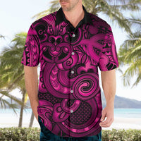 Aotearoa Maori Hei Tiki Hawaiian Shirt Mawhero Kowhaiwhai Puhoro Motif LT9 - Polynesian Pride