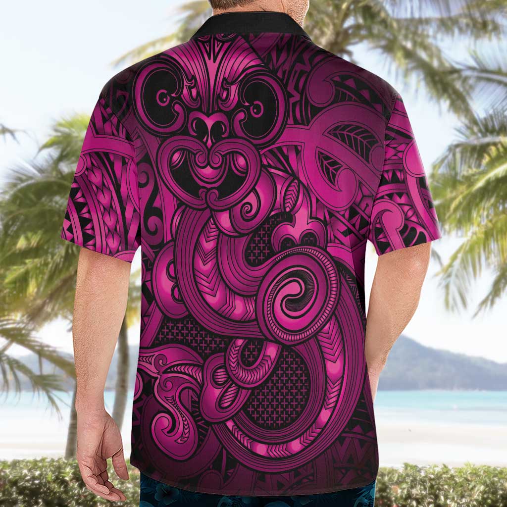 Aotearoa Maori Hei Tiki Hawaiian Shirt Mawhero Kowhaiwhai Puhoro Motif LT9 - Polynesian Pride