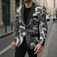 Aotearoa Maori Kowhaiwhai Blazer Kiwikiwi Puhoro and Patiki LT9 - Polynesian Pride