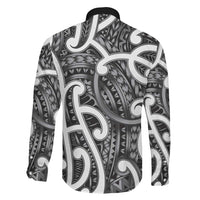 Aotearoa Maori Kowhaiwhai Family Matching Short Sleeve Bodycon Dress and Hawaiian Shirt Kiwikiwi Puhoro and Patiki