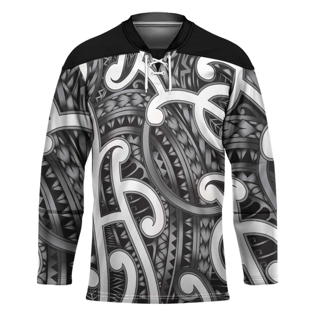 Aotearoa Maori Kowhaiwhai Hockey Jersey Kiwikiwi Puhoro and Patiki