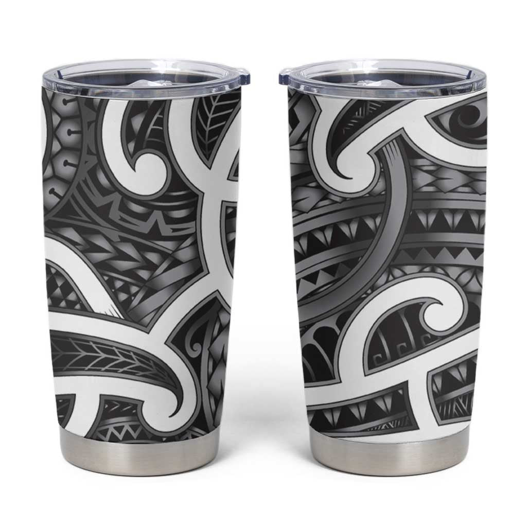 Aotearoa Maori Kowhaiwhai Tumbler Cup Kiwikiwi Puhoro and Patiki