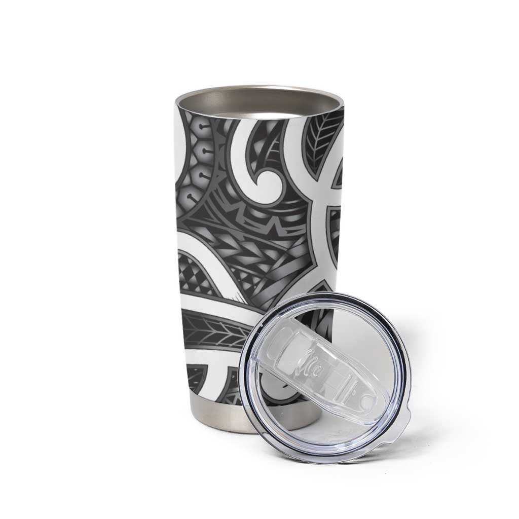 Aotearoa Maori Kowhaiwhai Tumbler Cup Kiwikiwi Puhoro and Patiki LT9 - Polynesian Pride