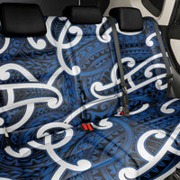 Aotearoa Maori Kowhaiwhai Back Car Seat Cover Kikorangi Puhoro and Patiki