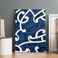 Aotearoa Maori Kowhaiwhai Canvas Wall Art Kikorangi Puhoro and Patiki