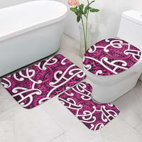 Aotearoa Maori Kowhaiwhai Bathroom Set Mawhero Puhoro and Patiki