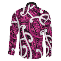 Aotearoa Maori Kowhaiwhai Family Matching Off The Shoulder Long Sleeve Dress and Hawaiian Shirt Mawhero Puhoro and Patiki