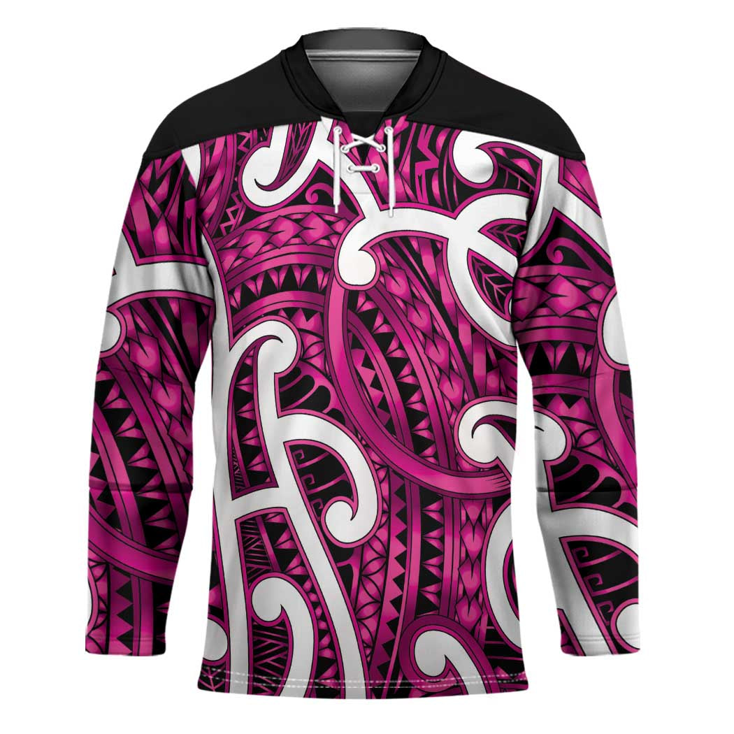 Aotearoa Maori Kowhaiwhai Hockey Jersey Mawhero Puhoro and Patiki
