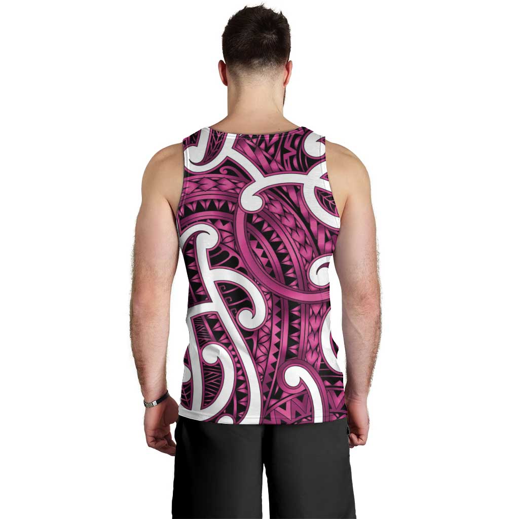 Aotearoa Maori Kowhaiwhai Men Tank Top Mawhero Puhoro and Patiki
