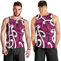Aotearoa Maori Kowhaiwhai Men Tank Top Mawhero Puhoro and Patiki
