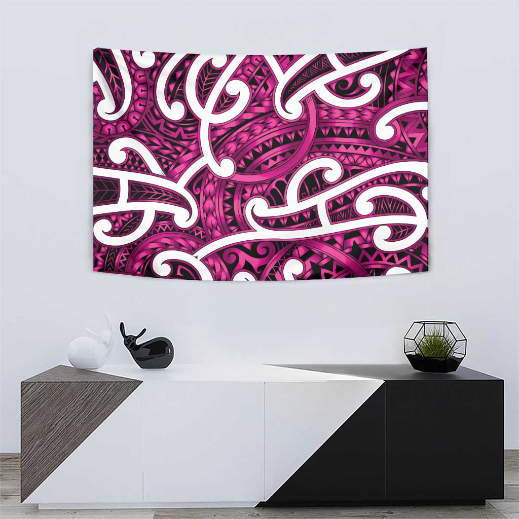 Aotearoa Maori Kowhaiwhai Tapestry Mawhero Puhoro and Patiki