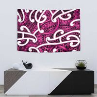 Aotearoa Maori Kowhaiwhai Tapestry Mawhero Puhoro and Patiki