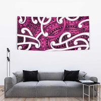 Aotearoa Maori Kowhaiwhai Tapestry Mawhero Puhoro and Patiki