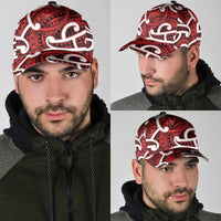 Aotearoa Maori Kowhaiwhai Classic Cap Whero Puhoro and Patiki