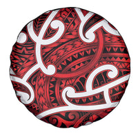 Aotearoa Maori Kowhaiwhai Spare Tire Cover Whero Puhoro and Patiki
