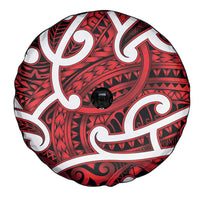 Aotearoa Maori Kowhaiwhai Spare Tire Cover Whero Puhoro and Patiki