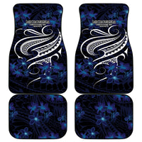 Micronesia Constitution Day Car Mats Since 1979 with Polynesian Hibiscus Pattern