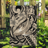 Polynesian Shark Tribal Tattoo Garden Flag Beige Style LT9 Garden Flag Beige - Polynesian Pride