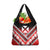 Personalised Wallis et Futuna Grocery Bag Hibiscus and Polynesian Tribal Tattoos