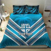 Custom Fiji Rugby Bedding Set Fijian Warrior With Polynesian Tribal Tattoos LT9 - Polynesian Pride