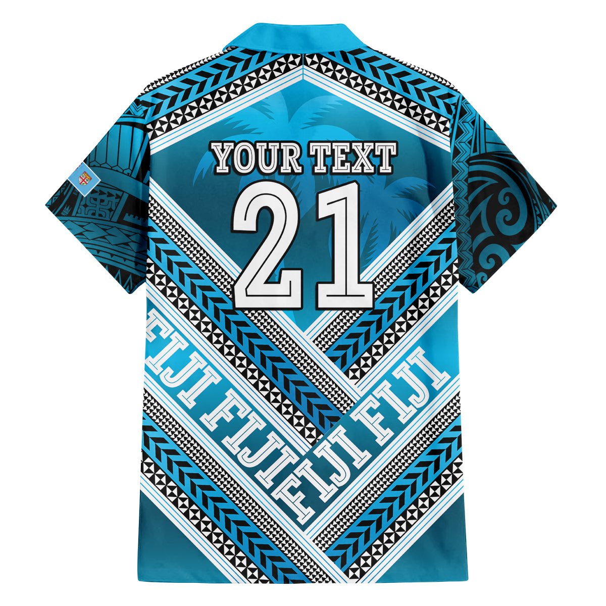 Custom Fiji Rugby Family Matching Tank Maxi Dress and Hawaiian Shirt Fijian Warrior With Polynesian Tribal Tattoos LT9 - Polynesian Pride