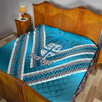 Custom Fiji Rugby Quilt Fijian Warrior With Polynesian Tribal Tattoos LT9 - Polynesian Pride