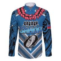 Custom Manuma Samoa Rugby Family Matching Tank Maxi Dress and Hawaiian Shirt Ula fala Samoan Siva Tau Tribal